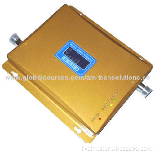 GSM 950MHz Cellphone Signal Booster with 50dB Gain, 110-220V AC Working VoltageNew